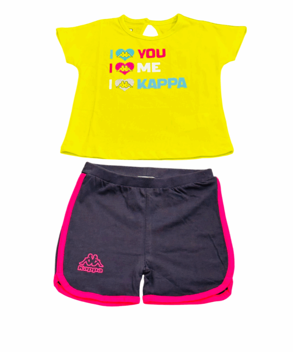 Baby Girl Summer Set | Heart Print Tee & Colorful Shorts | Comfy & Stylish Outfit