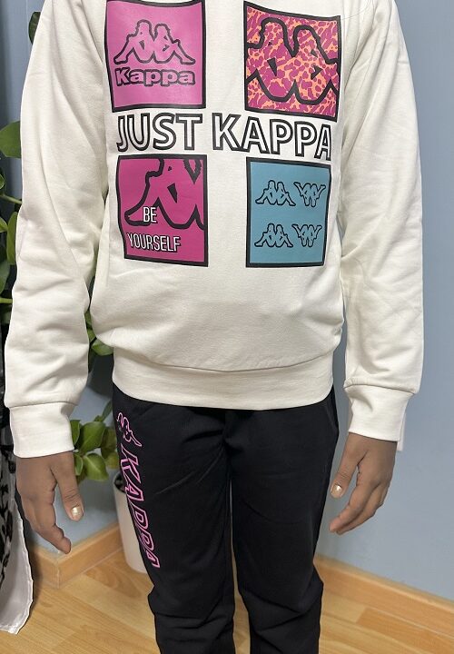 Stylish Kids' White Hoodie and Black Joggers Set – Comfortable, Trendy, and Perfect for Everyday Wear